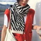 Zebra Print Scarf Zebra -