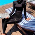 Swim Set: Long-sleeve Top + Pants