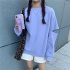 Cutout Sleeve Sweatshirt
