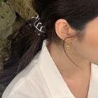 Sun & Crescent Drop Earrings