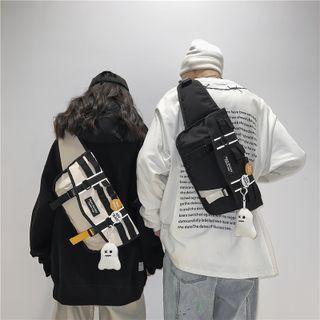 Buckled Nylon Sling Bag / Bag Charm / Set
