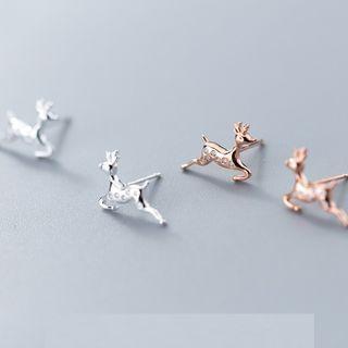 Deer Sterling Silver Earring