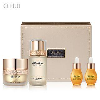 O Hui - The First Special Set: Cream Intensive 30ml + Cell Essential Source 60ml + Ampoule Advanced 10ml + 10ml 4pcs