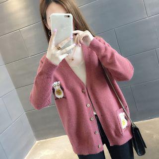 Owl V-neck Cardigan