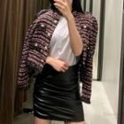 Striped Tweed Jacket / Shorts