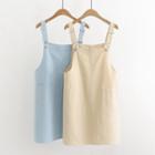 Printed Short-sleeve T-shirt / Pocket Detail Jumper Dress / Set