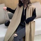 Sashed Long Vest