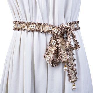 Bead Fabric Belt
