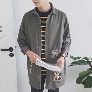 Patchwork Long Shirt