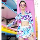 Set: Rash Guards + Swim Top + Skirt
