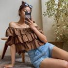 Two-way Layered Lace Crop Top