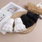 Ruffle Trim Cuffs