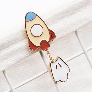 Rocket Brooch As Shown In Figure - One Size