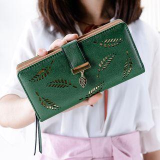 Perforated Long Wallet