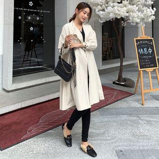 Pocket Detail Tench Coat