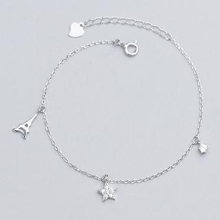 Pendent Bracelet S925 Silver - Silver - One Size