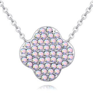 Austrian Crystal Clover Necklace
