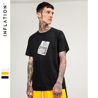 Couple Printed Short-sleeved T-shirt