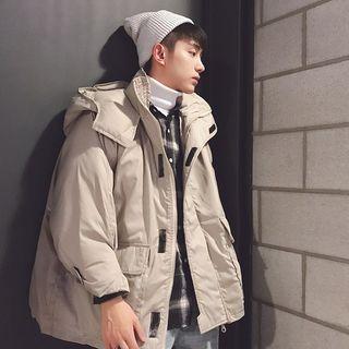 Hooded Cargo Puffer Jacket
