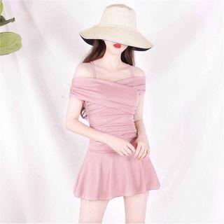 Wrapped Swim Dress