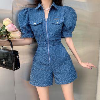 Puff-sleeve Jumper Shorts