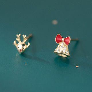 Sterling Silver Deer Earring