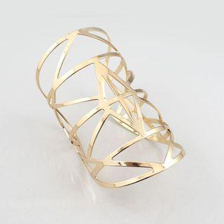 Cut-out Bangle Gold - One Size