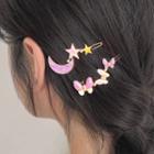 Butterfly / Moon & Stars Hair Pin