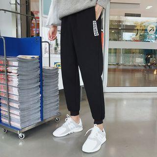 Lettering Harem Sweatpants