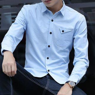 Fleece-lined Pocketed Shirt