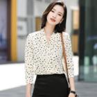 Dotted Blouse / Skirt / Set