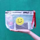 Smiley Transparent Zip Pouch
