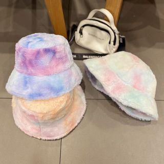 Fleece Tie Dye Bucket Hat