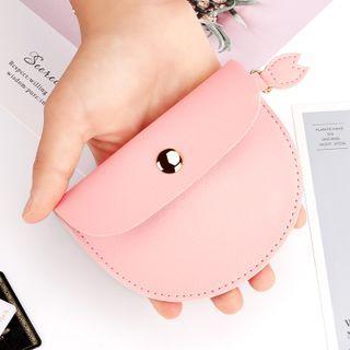 Sakura Faux Leather Coin Purse