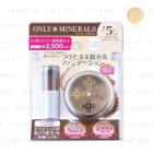 Only Minerals - One Mouth Mineral Foundation (light Ocher) Spf 17 Pa++ & Brush Set 2 Pcs