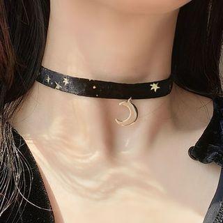 Moon Charm Choker