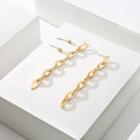 Chain Dangle Earring 2prs - Gold - One Size