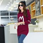 Print Long Hoodie