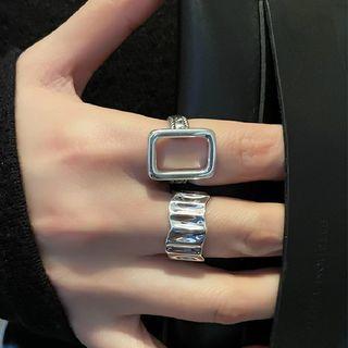 Set Of 2: Metallic Ring