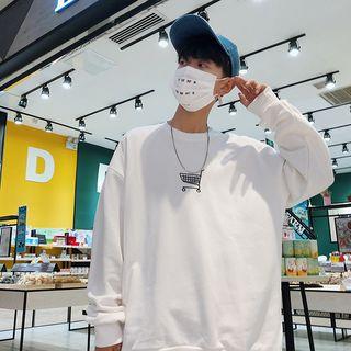 Label Print Sweatshirt