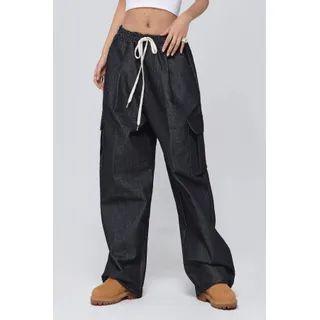 Couple Cargo Wide-leg Pants
