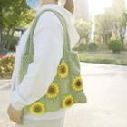 Flower Crochet Knit Tote Bag (various Designs)