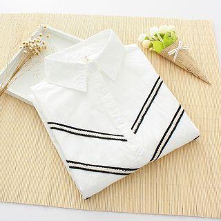 Braided Trim Shirt