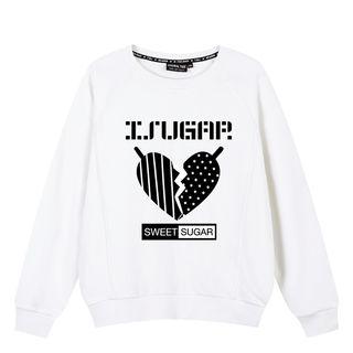 Long-sleeve Broken Heart Pullover
