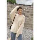 Round-neck Alpaca Blend Sweater