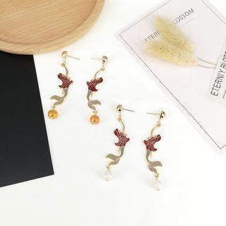 Mermaid Drop Earring / Clip-on Earring