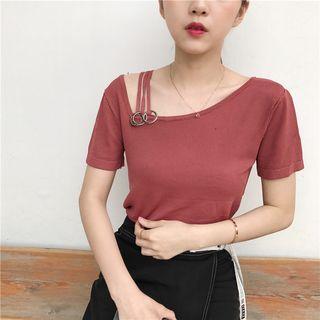 Hoop Detail Short Sleeve T-shirt