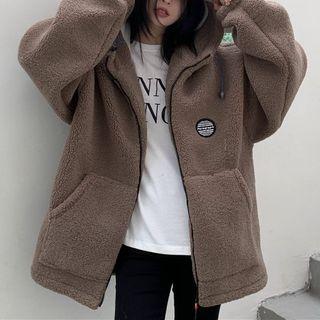 Hooded Fleece Zip-up Hoodie