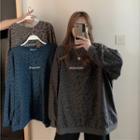 Round-neck Leopard Print Print Long-sleeve Sweatshirt