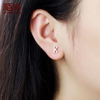Alphabet Single Stud Earrings